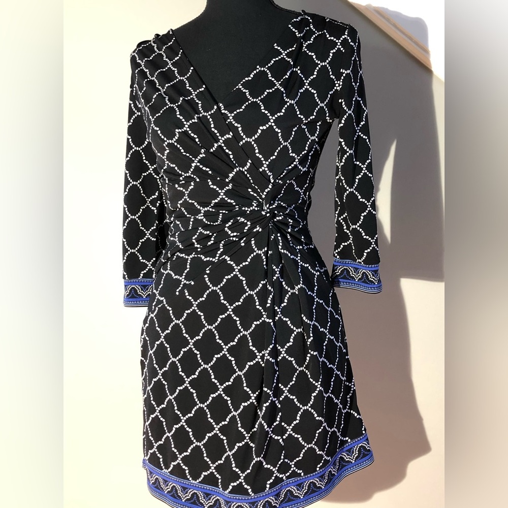 White House Black Market|WHBM Faux Wrap Dress